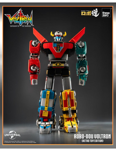 Voltron: Defender of the Universe Robo-Dou Action Figure Voltron Retro Toy Edition 27 cm