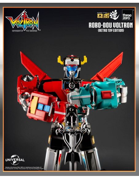 Voltron: Defender of the Universe Robo-Dou Action Figure Voltron Retro Toy Edition 27 cm