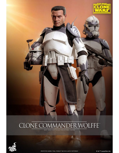 Star Wars: The Clone Wars Action Figure 1/6 Clone Commander Wolffe 30 cm