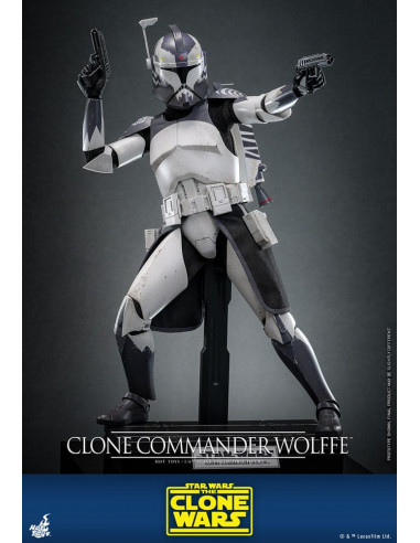 Star Wars: The Clone Wars Action Figure 1/6 Clone Commander Wolffe 30 cm