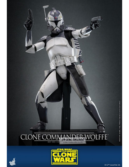 Star Wars: The Clone Wars Action Figure 1/6 Clone Commander Wolffe 30 cm