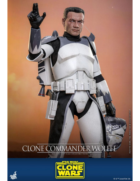 Star Wars: The Clone Wars Action Figure 1/6 Clone Commander Wolffe 30 cm