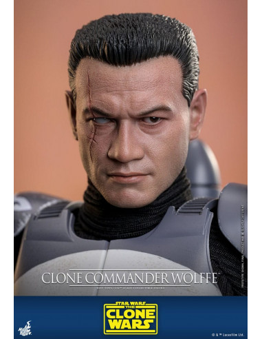 Star Wars: The Clone Wars Action Figure 1/6 Clone Commander Wolffe 30 cm