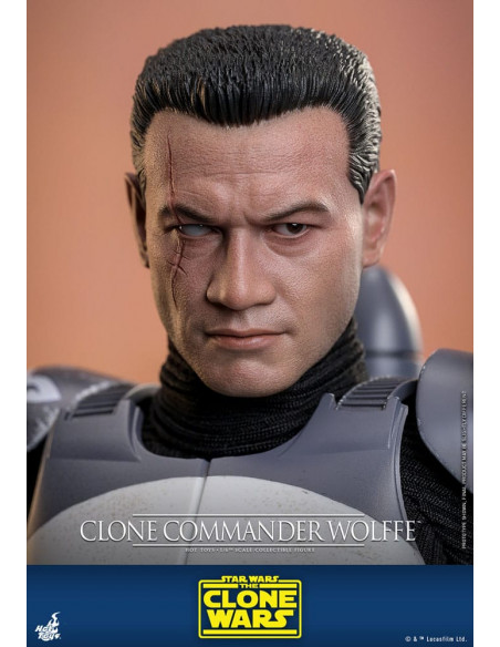 Star Wars: The Clone Wars Action Figure 1/6 Clone Commander Wolffe 30 cm