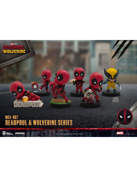 Deadpool 3 Deadpool & Wolverine Series Mini Egg Attack Figures 8 cm