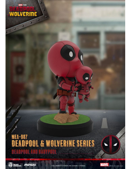 Deadpool 3 Deadpool & Wolverine Series Mini Egg Attack Figures 8 cm