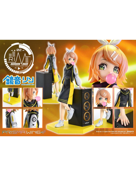 Vocaloid Piapro Characters Prisma Wing PVC Statue 1/7 Kagamine Rin (Art by lack) 21 cm