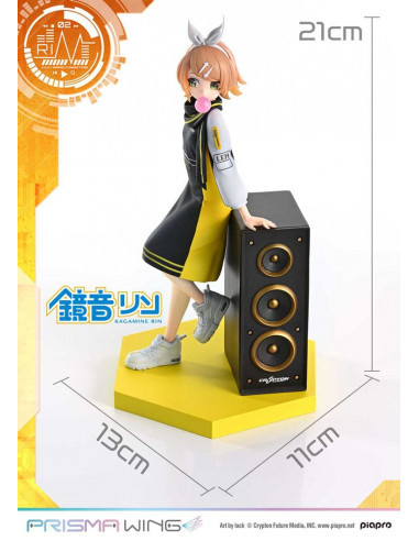 Vocaloid Piapro Characters Prisma Wing PVC Statue 1/7 Kagamine Rin (Art by lack) 21 cm
