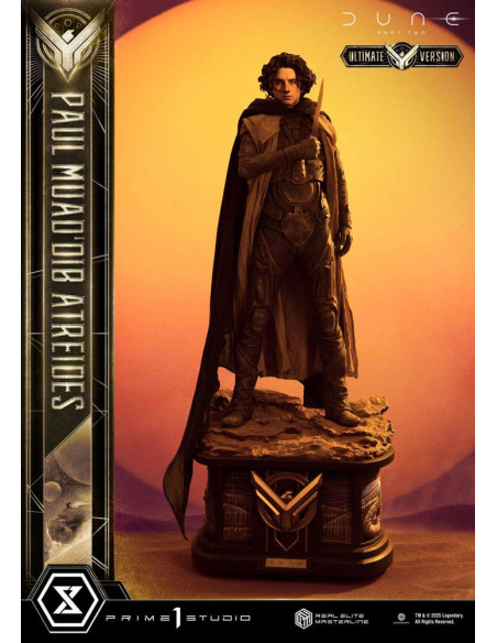 Dune: Part Two Real Elite Masterline Series Statue 1/3 Paul Atreides Ultimate Bonus Version 90 cm