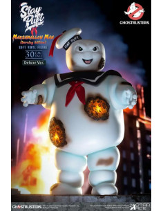 GHOSTBUSTERS STAY PUFT MARSHMALLOW MAN BURNING DELUXE EDITION AF