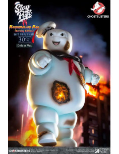 GHOSTBUSTERS STAY PUFT MARSHMALLOW MAN BURNING DELUXE EDITION AF 2