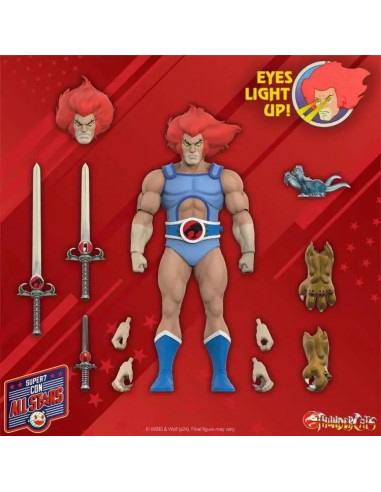 THUNDERCATS ULTIMATES! LION-O LED EYES FIGURE