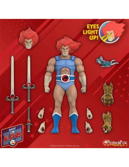 THUNDERCATS ULTIMATES! LION-O LED EYES FIGURE