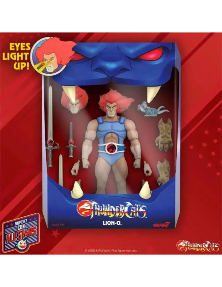 THUNDERCATS ULTIMATES! LION-O LED EYES FIGURE