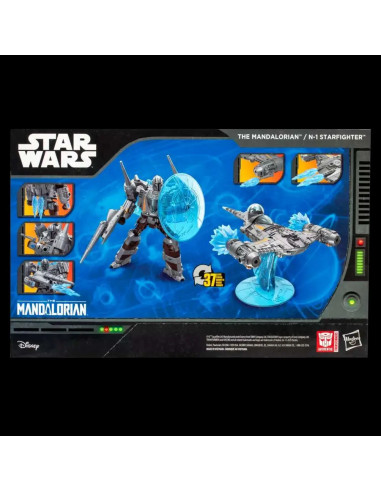 Transformers Collaborative STAR WARS: The Mandalorian N-1 Starfighter Action Figure