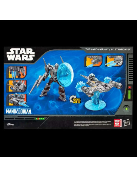 Transformers Collaborative STAR WARS: The Mandalorian N-1 Starfighter Action Figure
