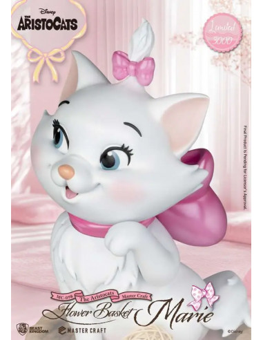 ARISTOCATS FLOWER BASKET MARIE MASTER CRAFT STATUE