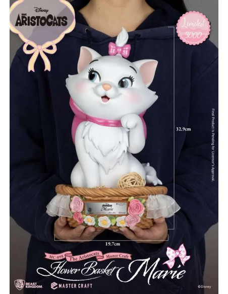 ARISTOCATS FLOWER BASKET MARIE MASTER CRAFT STATUE