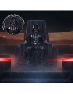 SW OBI-WAN DARTH VADER ON THRONE 1/10 STATUE