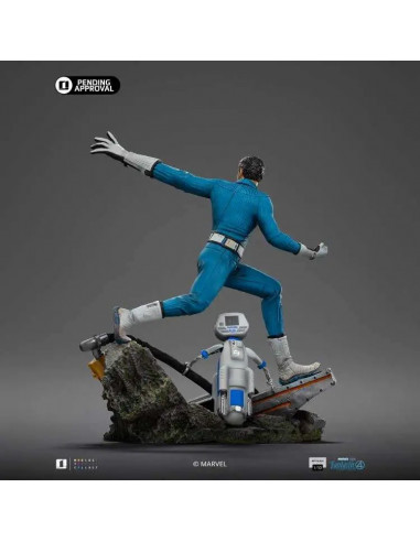 FANTASTIC FOUR FIRST STEPS MR. FANTASTIC AND H.E.R.B.I.E 1/10 STATUE