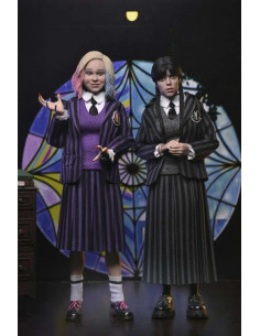 WEDNESDAY ENID & WEDNESDAY NEVRMORE UNIFORM 2PACK CLOTHED AF
