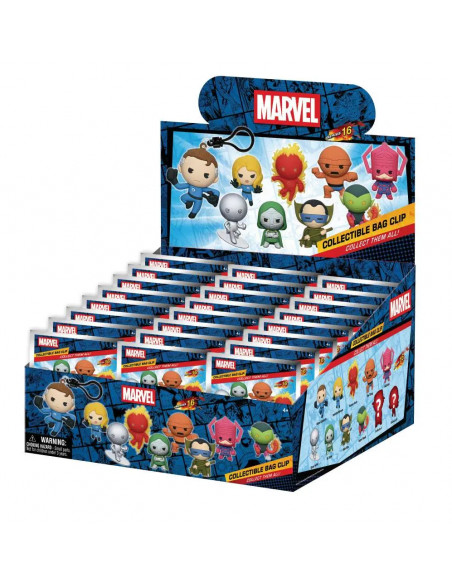 FANTASTIC FOUR CLASSIC BAG CLIP BLIND BOX DISPLAY (24)