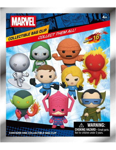 FANTASTIC FOUR CLASSIC BAG CLIP BLIND BOX DISPLAY (24)
