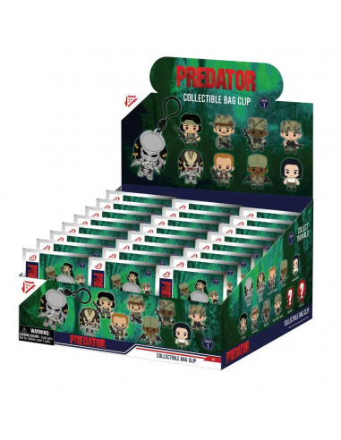 PREDATOR 3D S1 BAG CLIP BLIND BOX DISPLAY (24)
