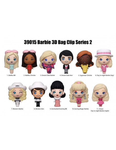 BARBIE S2 BAG CLIP BLIND BOX DISPLAY (24)