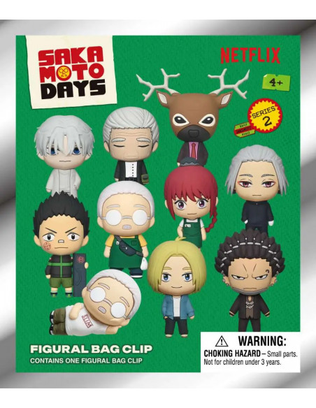 SAKAMOTO DAYS S2 BAG CLIP BLIND BOX DISPLAY(24)