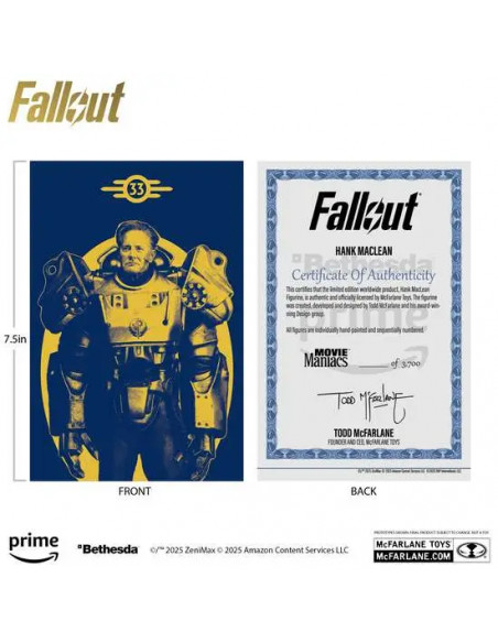 MOVIE MANIACS  FALLOUT WAVE 3 ASSORTMENT SET (6)