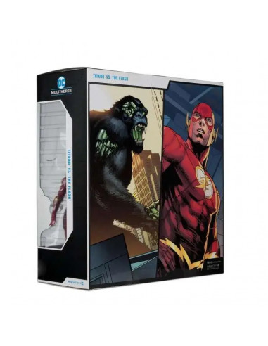 DC MULTIVERSE FLASH VS TITANO MEGAFIG 2PK