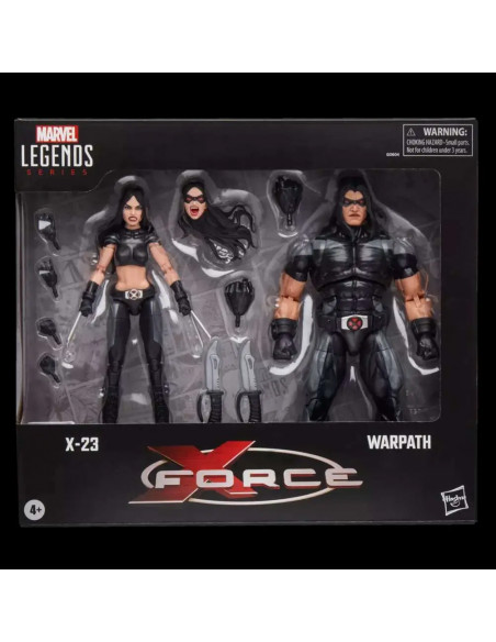 MARVEL LEGENDS X-MEN X-FORCE X-23 AND WARPATH ACTION FIGURES