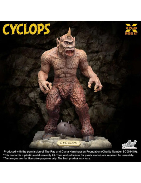 RAY HARRYHAUSEN CYCLOPS RENEWAL PACK 1/72 PLASTIC MODEL KIT
