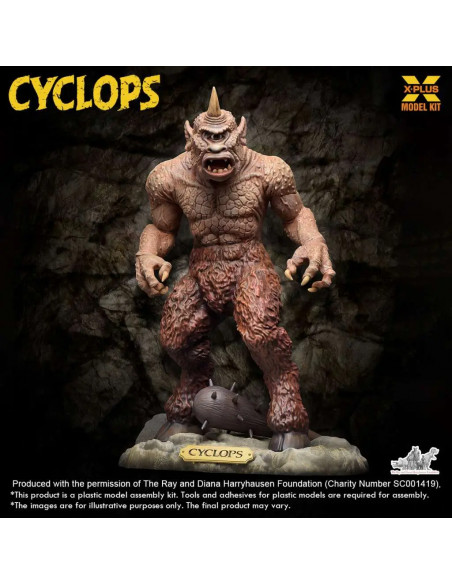 RAY HARRYHAUSEN CYCLOPS RENEWAL PACK 1/72 PLASTIC MODEL KIT