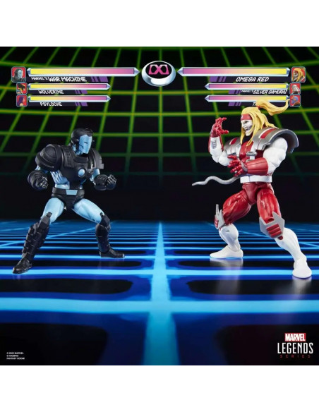 MARVEL LEGENDS GAMERVERSE WAR MACHINE VS OMEGA RED ACTION FIGURES