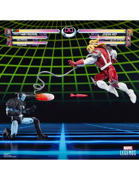 MARVEL LEGENDS GAMERVERSE WAR MACHINE VS OMEGA RED ACTION FIGURES