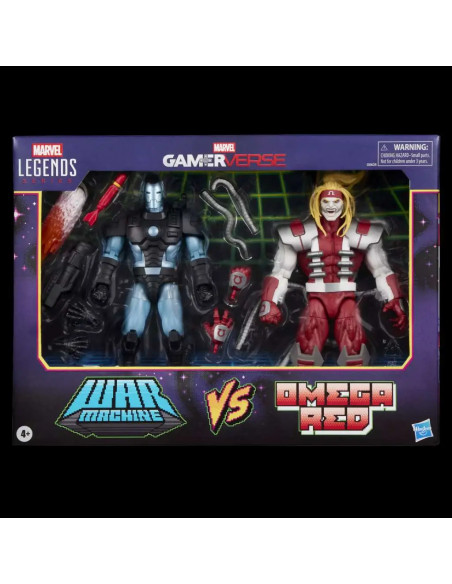 MARVEL LEGENDS GAMERVERSE WAR MACHINE VS OMEGA RED ACTION FIGURES