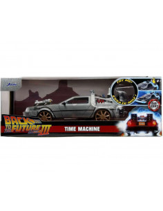 Back To The Future Part 3 - 1982 De Lorean DMC 12 With Railroad Wheels - 1:24 Die-Cast Model Limited Edition 2