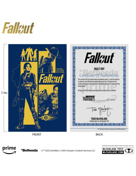 MOVIE MANIACS FALLOUT VAULT BOY ASSORTMENT SET (3)
