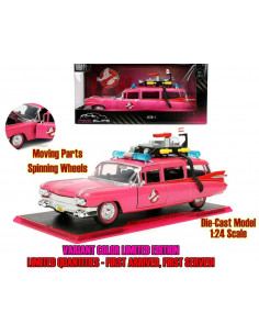 GHOSTBUSTERS - ECTO-1 PINK VARIANT - LIMITED EDITION - 1:24 DIE-CAST MODEL