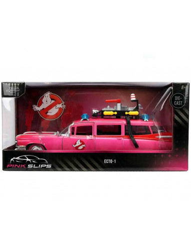 GHOSTBUSTERS - ECTO-1 PINK VARIANT - LIMITED EDITION - 1:24 DIE-CAST MODEL