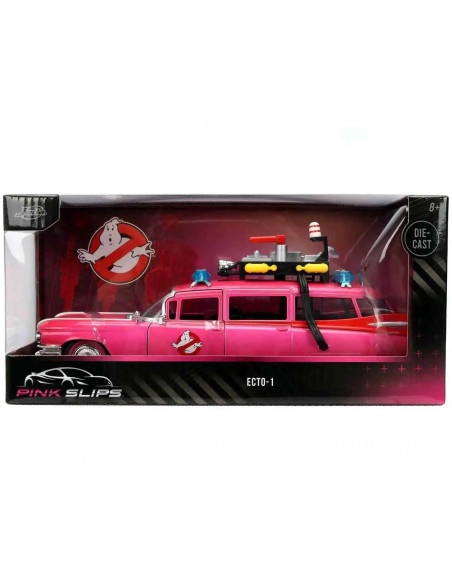 GHOSTBUSTERS - ECTO-1 PINK VARIANT - LIMITED EDITION - 1:24 DIE-CAST MODEL