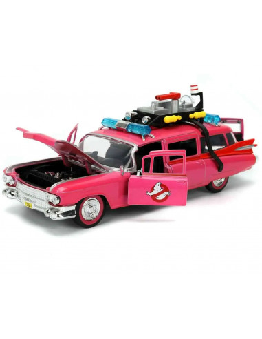 GHOSTBUSTERS - ECTO-1 PINK VARIANT - LIMITED EDITION - 1:24 DIE-CAST MODEL
