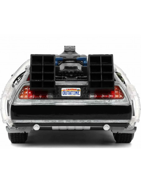 BACK TO THE FUTURE PART I - 1982 DE LOREAN DMC 12 -  40TH ANNIVERSARY LIMITED EDITION 1:24 DIE-CAST MODEL