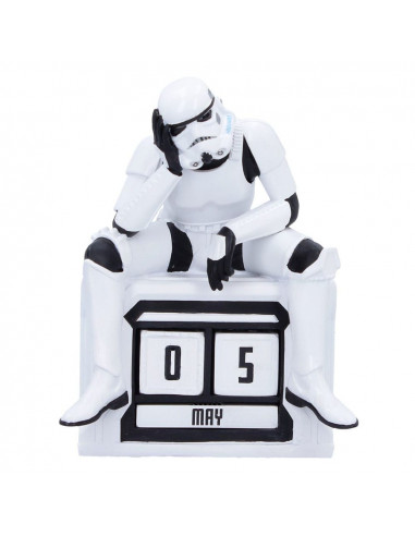 Original Stormtrooper Perpetual Calendar What a Day 14 cm