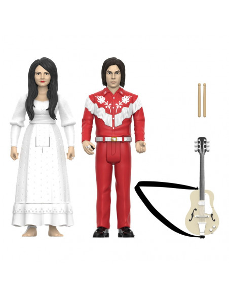 The White Stripes ReAction Action Figures 2-Pack Wave 02 The White Stripes (Elephant) 10 cm
