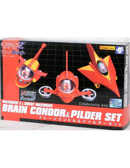 Evolution Toy Future Quest Metal Action HOVER & JET Pilder & BRIAN CONDOR Set