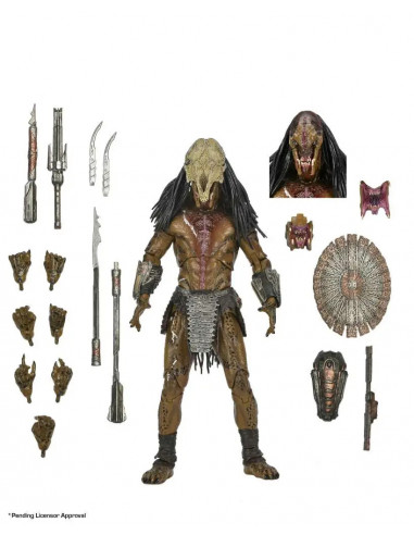 PREDATOR Movie Prey Ultimate Feral Yautja Action Figure Deluxe Box NECA