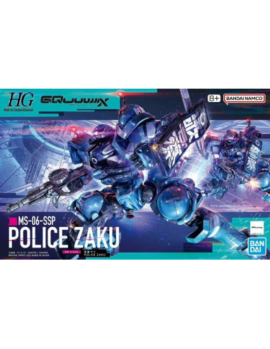 Bandai Namco GUNDAM HG 1/144 Military Police Zaku Model Kit Montaggio HGGQ -002